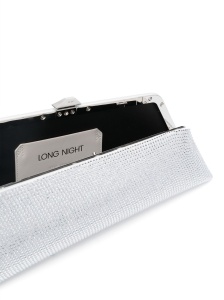 The Attico Long Night crystal-embellished clutch bag - Img 3
