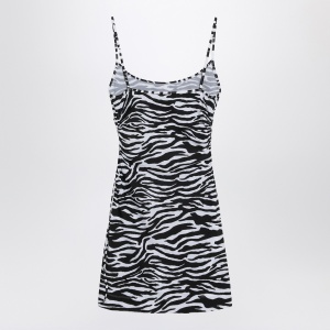 The Attico Zebra beach cover-up in stretch fabric - Img 2