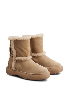 Tod's Kate suede and shearling ankle boots - Img 2