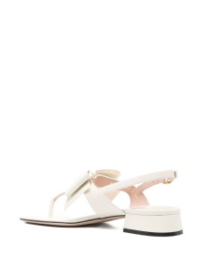 Valentino Garavani Bow-embellished slingback sandals - Img 4