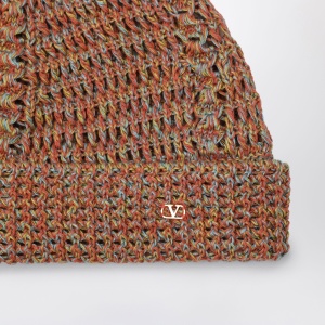 Valentino Garavani Multicolored crochet hat - Img 2