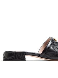 Valentino Garavani Quiltie 67 Slide Sandal in 60mm Quilted Nappa Leather - Img 2