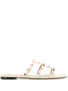Valentino Garavani Rockstud Flat Slide Sandal