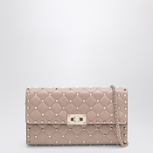 Valentino Garavani Rockstud Spike crossbody bag powder-coloured