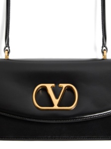Valentino Garavani Vain Glossy Calfskin Handle Bag - Img 3