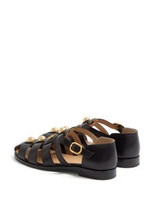 Valentino Garavani Vlogo Signature Fisherman Sandal In 20mm Calfskin - Img 4