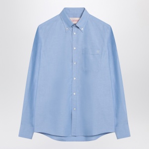 Valentino Light blue cotton button-down shirt