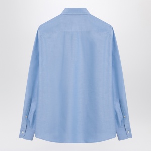 Valentino Light blue cotton button-down shirt - Img 2