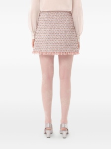 Valentino Ribbon Tweed Skirt - Img 4