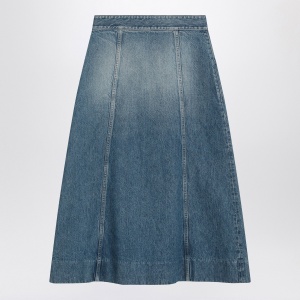 Valentino Washed denim midi skirt - Img 2