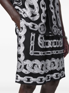 Versace Medusa Chains Silk Shorts - Img 4
