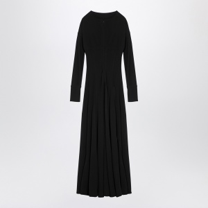 Victoria Beckham Black viscose dress with cut-out - Img 2