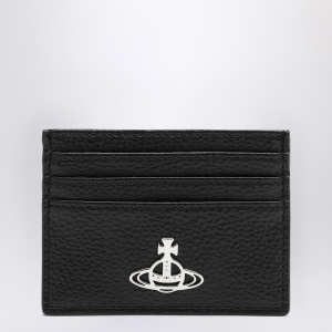 Vivienne Westwood Black credit card holder Orb