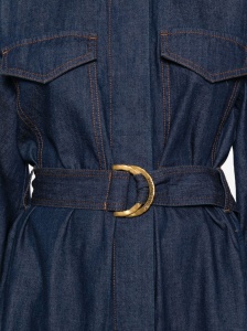 Zimmermann Belted denim shirt dress - Img 4