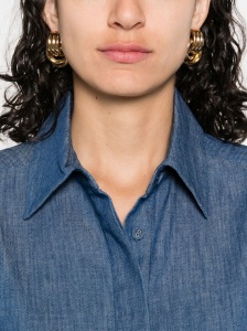 Zimmermann Coco Embroidered Denim Shirt - Img 3