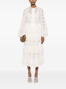 Zimmermann Lucky embroidered skirt - Img 4