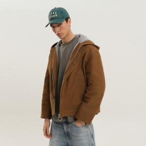 1989 STUDIO Brown Workwear Jacket - Img 2