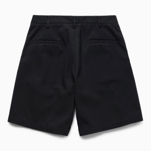 1989 STUDIO Dark blue pleated shorts - Img 2