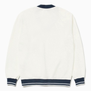 1989 STUDIO JP V-neck sweatshirt off white - Img 2