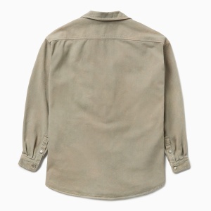 1989 STUDIO Light brown denim overshirt - Img 2