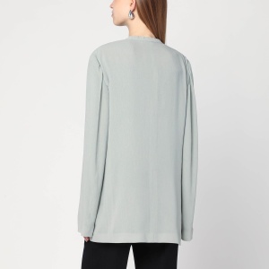 Alberta Ferretti Single-breasted Ice-colored jacket - Img 2