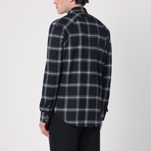 Alexander McQueen Cotton flannel checkered shirt - Img 2