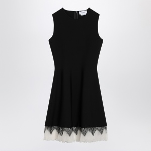 Alexander McQueen Dress with black/ivory spiderweb lace