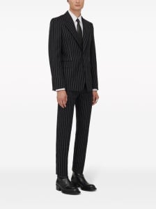 Alexander McQueen pinstriped single-breasted blazer - Img 3