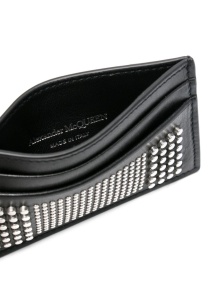 Alexander McQueen Studded leather card case - Img 2
