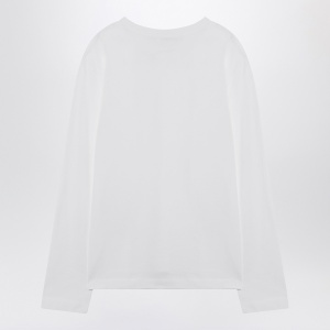 Ami Paris White Ami De Coeur T-shirt - Img 2