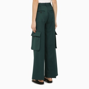 AMIRI Forest green wool trousers - Img 2