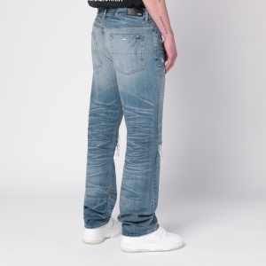 AMIRI Jeans with rips Honeycomb Indigo - Img 2