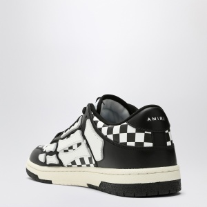 AMIRI Skel Top Low Black/White Plaid Sneaker - Img 2