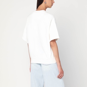 ANINE BING Jay Bing white cotton sweatshirt - Img 2