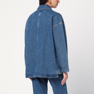 ANINE BING Luna jacket in indigo blue denim - Img 2