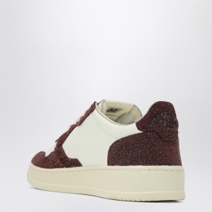 AUTRY Sneaker Medalist Marshmallow/Amarone with glitter - Img 2