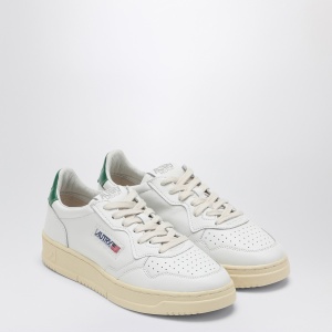 AUTRY White/green Medalist sneakers