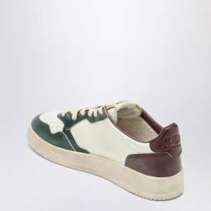 AUTRY White/green/rum Medalist Low Super Vintage sneakers - Img 2
