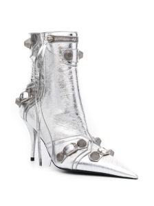 Balenciaga Cagole leather ankle boots - Img 2