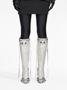 Balenciaga cagole leather boots - Img 2