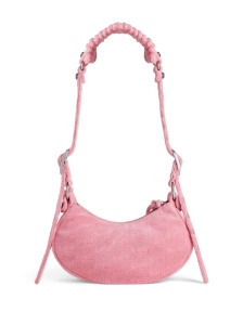 Balenciaga Le Cagole XS denim shoulder bag - Img 3