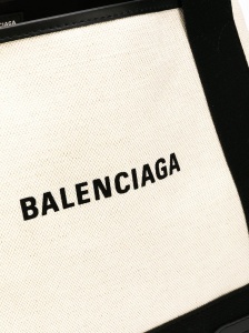Balenciaga Small Navy Cabas tote bag - Img 4