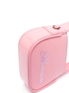 Blumarine crystal-embellished logo tote bag - Img 2