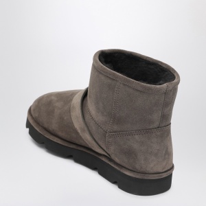 Brunello Cucinelli Boot in dove-colored suede - Img 2
