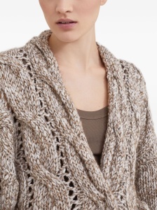 Brunello Cucinelli Chunky-knit cardigan - Img 4