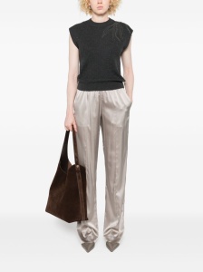 Brunello Cucinelli Embellished knitted vest - Img 3