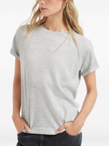 Brunello Cucinelli Lurex-knit T-shirt - Img 3