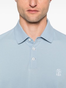 Brunello Cucinelli Polo shirt with embroidery - Img 2
