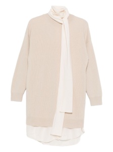 Brunello Cucinelli Ribbed knit mini dress