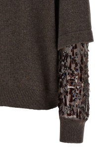 Brunello Cucinelli Sequin-embellished cashmere sweater - Img 2